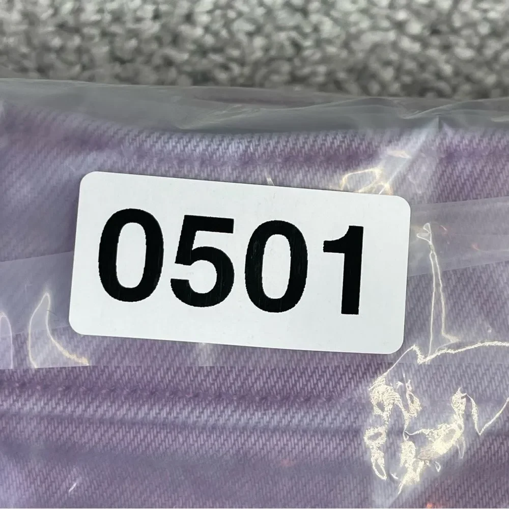 Tommy Jeans Women’s 26X26.5* Purple Tapered High Rise Vintage - Picture 14 of 14